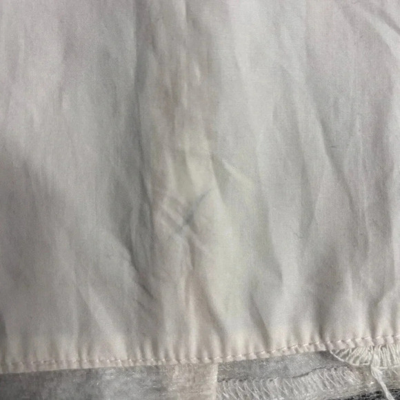 Floral Embroidered Lace Button Up Cream Color Shirt lagenlook boho layering - Picture 14 of 15